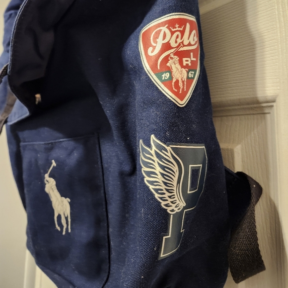Ralph Lauren Navy Blue Backpack - Picture 2 of 6